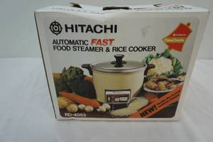 lot 137 image: Hitachi automatic food steamer& rice cooker
