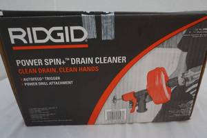 lot 155 image: rigid power spin drain cleaner
