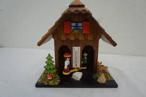 lot 158 image: vintage German weather house