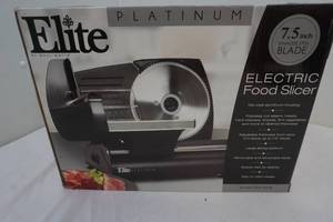 lot 171 image: platinum elite electric food slicer
