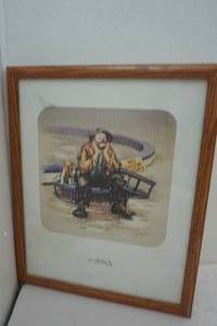lot 197 image: Emmett Kelly jr. collection print