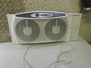 lot 143 image: (C-2) Holmes Dual Window Fan Works...