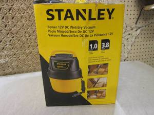 lot 163 image: (F-1) Stanley 12V WetDry Vacuum...