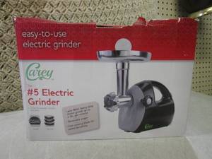 lot 179 image: (F-0) #5 Electric Meat Grinder...