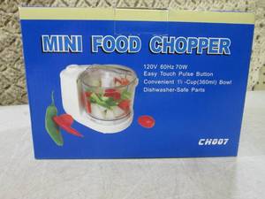 lot 195 image: (EC1) Mini Food Chopper ...