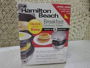 lot 201 image: (EC1) Hamilton Beach Breakfast Sand...