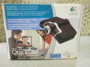 lot 209 image: (EC1) Logitech QuickCall USB Speake...