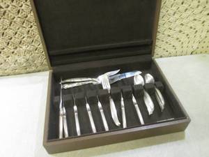 lot 230 image: (F-0) Silverware In Storage Box...