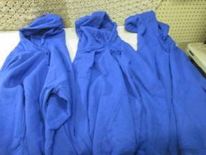 lot 245 image: (BS) 3 Hoodies Size Large...