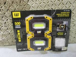lot 268 image: (EC1) Cat 2-Pack Magnetic LED Work ...