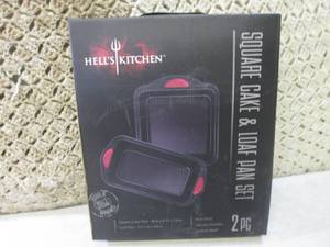 lot 293 image: (F-0) Hells Kitchen 2pc Square Cak...