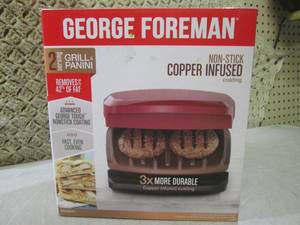 lot 24 image: (BS) George Foreman Non-Stick Coppe...