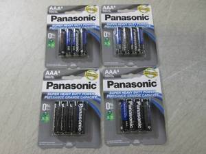 lot 32 image: (BSB) 4 - 4pks Panasonic AAA Batter...