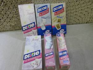 lot 43 image: (CSB) 6 Assorted Boxes Dixie Bathro...