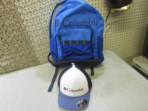 lot 65 image: (D-4) Columbia Backpack and Cap...
