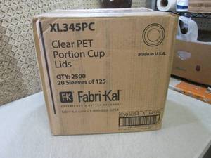 lot 79 image: (EW2) Case of 2,500 Clear PET Porti...