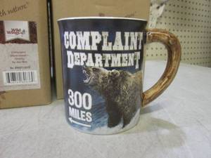 lot 83 image: (F-0) 4 Sculpted Mugs Complaint De...