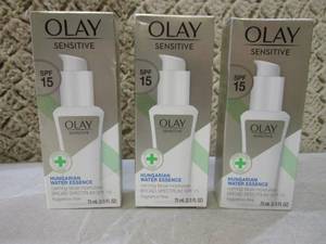 lot 105 image: (EC1) 3 Olay Sensitive Calming Faci...