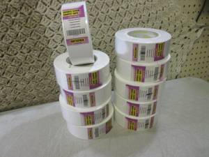 lot 124 image: (BS) 10 Rolls Double Sided Carpet T...
