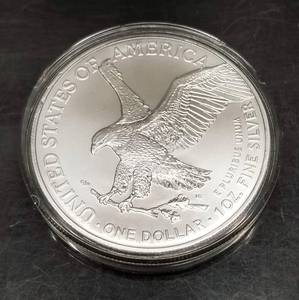 2022 AMERICAN SILVER EAGLE 1 TROY OZ .999 FINE SILVER IN AIRTITE
