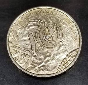 1 TROY OZ .999 FINE SILVER PROSPECTOR ROUND