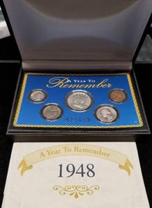 1948 US COIN YEAR SET IN ORIGINAL BOX