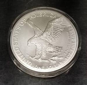 2021 type 2 AMERICAN SILVER EAGLE 1 TROY OZ .999 FINE SILVER