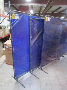 (3) 6x8 Tillman Weld Curtains