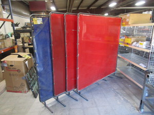 (4) 6x6 Weld Curtains