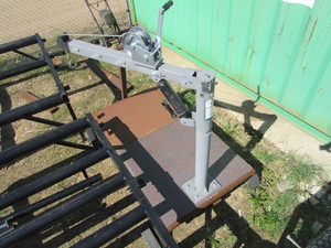 Steel Cart wHoist 3x5