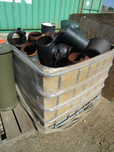 Crate of Large Pipe Ts