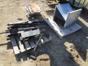 Pallet of Roller Brackets & Galv Box