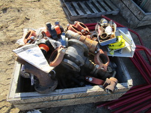 Crate of Pipe Fittings & Couplings