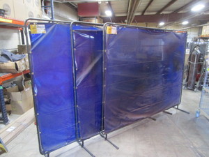 (3) 6x8 Tillman Weld Curtains
