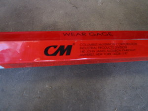 CM Hoist Chain Wear Gauge