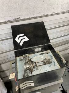 Mathey Dearman Pipe Beveling Fixture & Steel Job Box 18x24x15