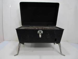 Cast Iron Portable Grill - Porta-Barb - Kalmark Minneapolis