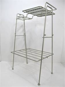 Mid Century Metal Wire Plant Stand