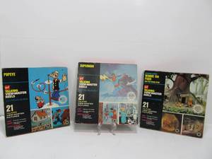 3 Vintage Talking View-Master Reel Sets