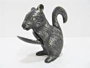 Vintage Cast Metal Squirrel Nut Cracker