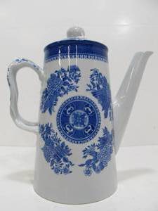 Vintage Copeland Spode Spodes Fitzhugh Porcelain TeaCoffee Pot