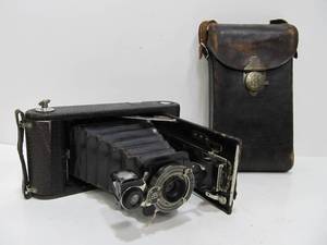 Antique KODAK Autographic Jr. Camera wCase