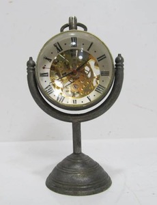 Small Working Visible Movement Desk Clock