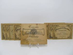 Antique 1890s Calligraphy &amp Penmanship books.