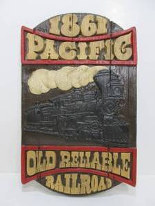 Vintage 1970s PACIFIC Old Reliable Railroad 1861