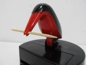Vintage Deco Bird Toothpick Dispenser