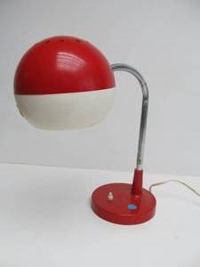 Retro Mid Century Universal Lamp Company Fishing Bobber Gooseneck Desk Lamp