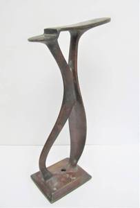 Old Vintage BronzeBrass Boot Rest