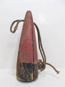Antique Nautical Wooden Painted Boat Bumper