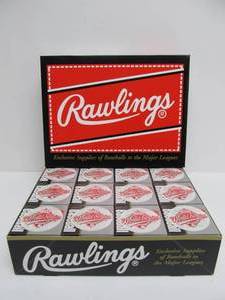 NOS Case of 12 Official Rawlings Baseballs for the 1994 World Series